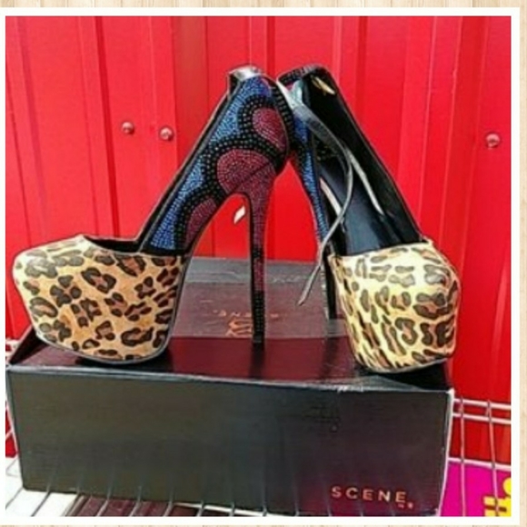 Women's Platform Pump High Heels 8.5 - Picture 3 of 8